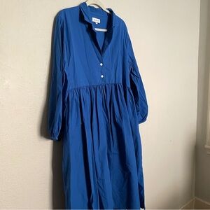 WRAY Quinn Midi Dress in Kahlo Blue